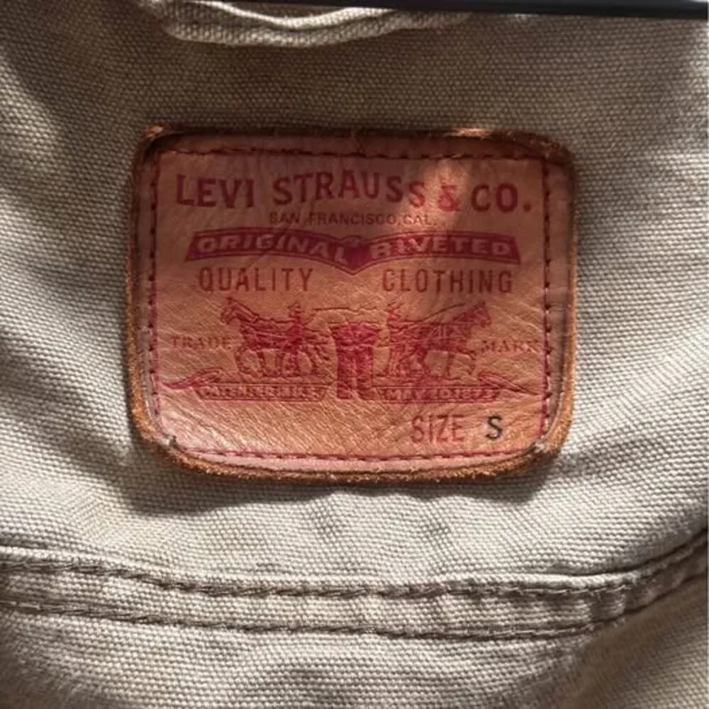 Vintage Levi’s Canvas Trucker Jacket – Rick Grimes / TWD Style